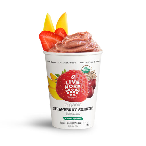 LiveMore Organics  100% Organic Pre-Made Smoothie Cups